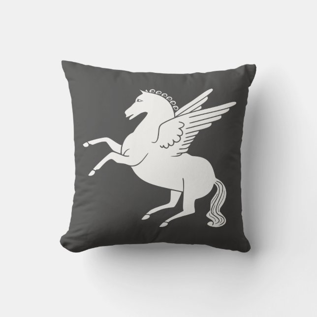 Pegasus Throw Pillow (Front)