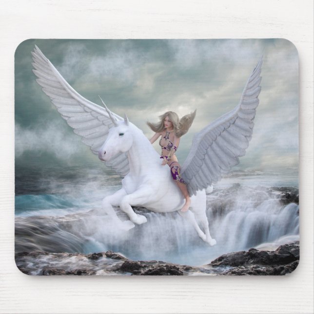 Pegasus Unicorn Mouse Pad (Front)