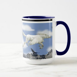 Pegasus volant & Eagles Imaginaire Art Mug