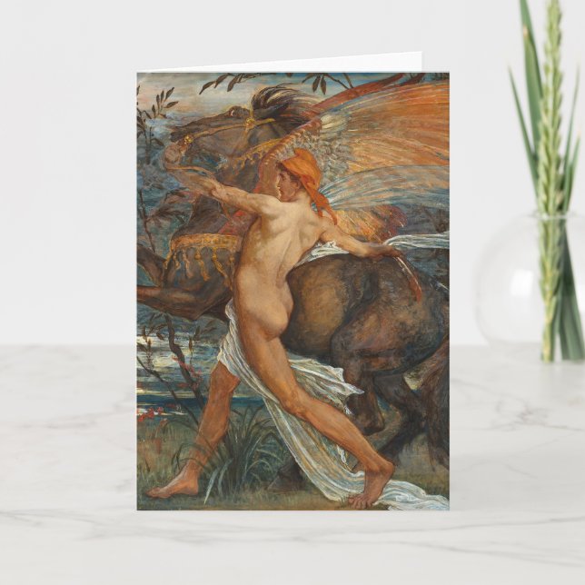 Pegasus | Walter Crane Card (Front)