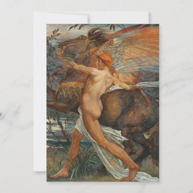 Pegasus | Walter Crane Card (Front)