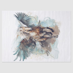 Pegasus Watercolor Decoupage Tissue Paper