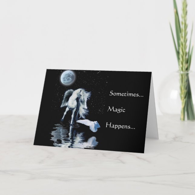 PEGASUS & WHITE RAVEN Collection Holiday Card (Front)