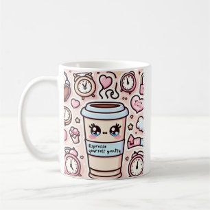 Pegatina de vinilo con forma personalizada coffee mug