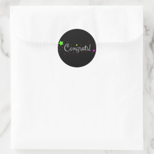 Pegatina - ¡Felicidades! Classic Round Sticker