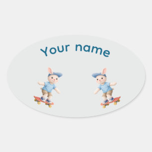 Pegatina Ovalada Sweet Collection Oval Sticker