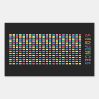 Pegatina Rectangular Sequences Sticker