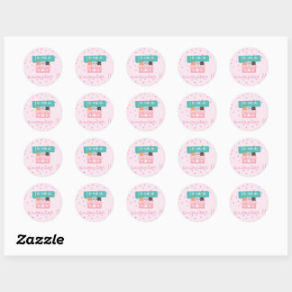 Pegatina Redonda Stickers para regalos