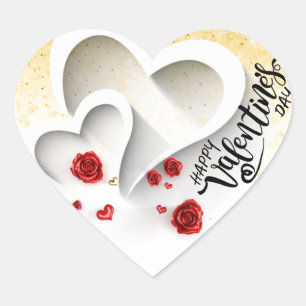 PEGATINA valentine day Heart Sticker