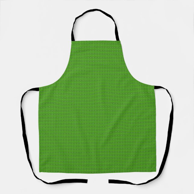 Peggy Ann All Over Green St Patrick's Day Apron (Front)