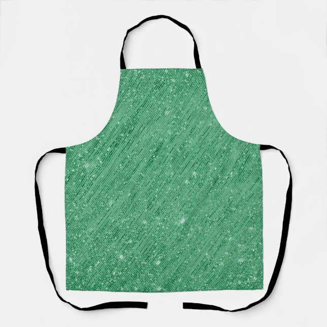 Peggy Ann All Over Green St Patrick's Day Apron (Front)