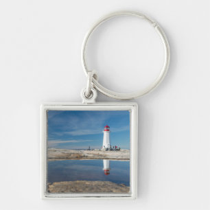 Peggy'S Cove Lighthouse Canada Keychain