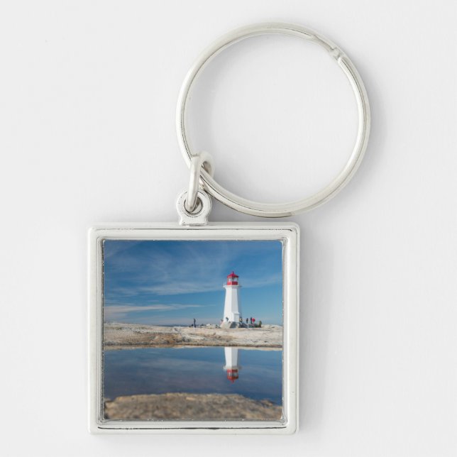 Peggy'S Cove Lighthouse | Canada Keychain (Front)