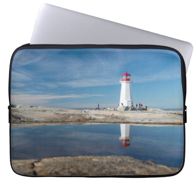 Peggy'S Cove Lighthouse | Canada Laptop Sleeve (Front)