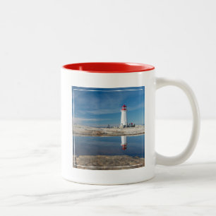 Peggy'S Cove Lighthouse   Canada Two-Tone Coffee Mug