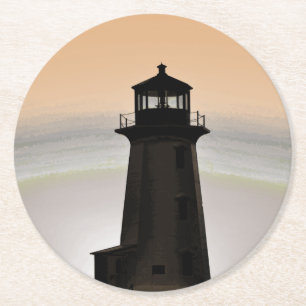 Peggy's Cove Lighthouse drink Coasters pulp board