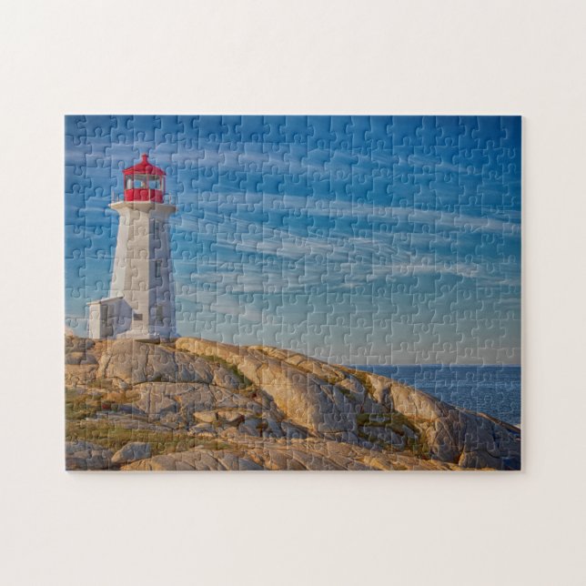 Peggy's Cove Lighthouse Jigsaw Puzzle (Horizontal)