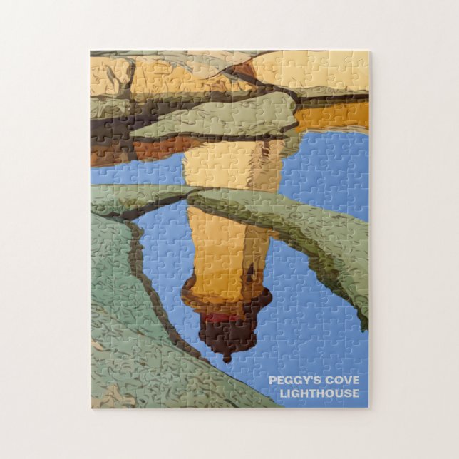 PEGGY'S COVE LIGHTHOUSE JIGSAW PUZZLE (Vertical)