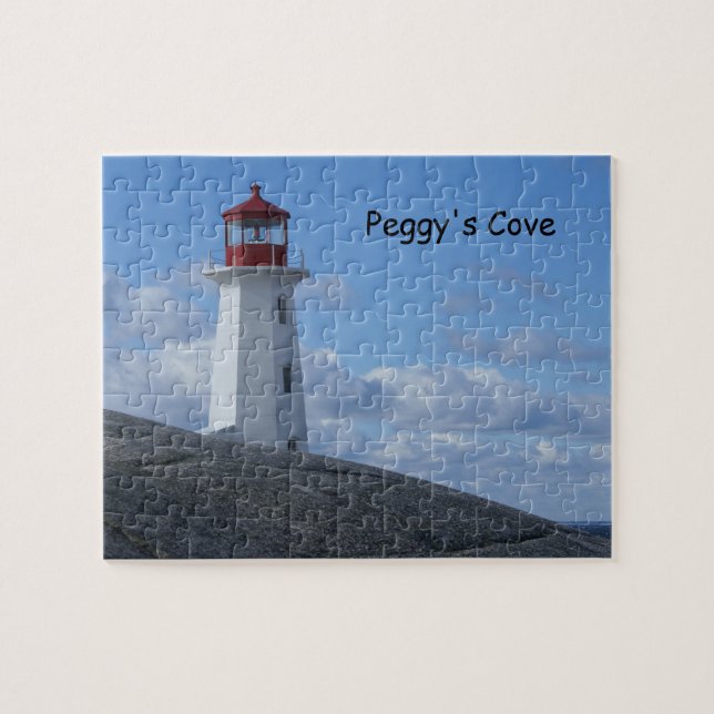 Peggy's Cove Lighthouse Jigsaw Puzzle (Horizontal)