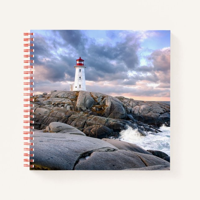 Peggy's Cove Lighthouse Notebook (Front)
