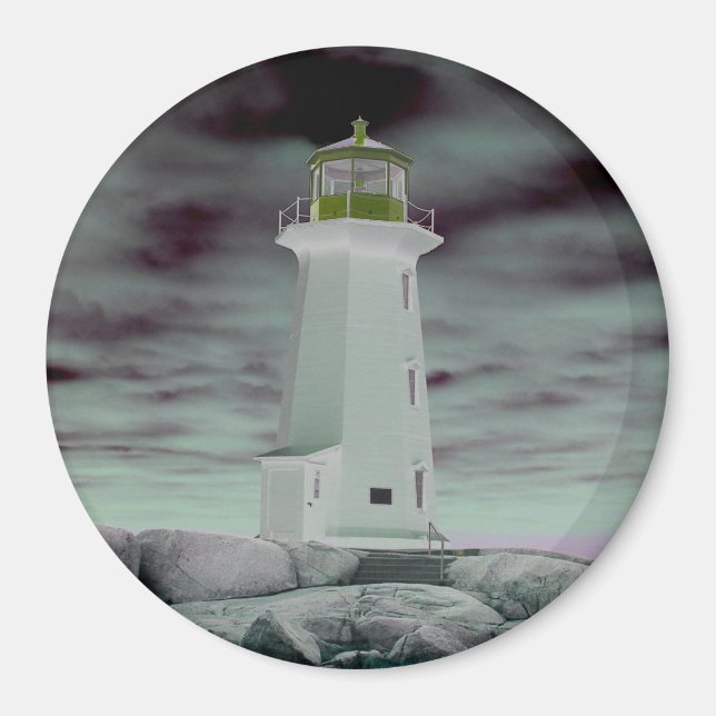 Peggy's Cove  Lighthouse Nova Scotia fridge Magnet (Front)