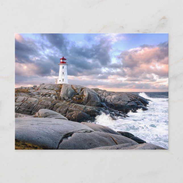 Peggy's Cove Lighthouse Postcard (Front)