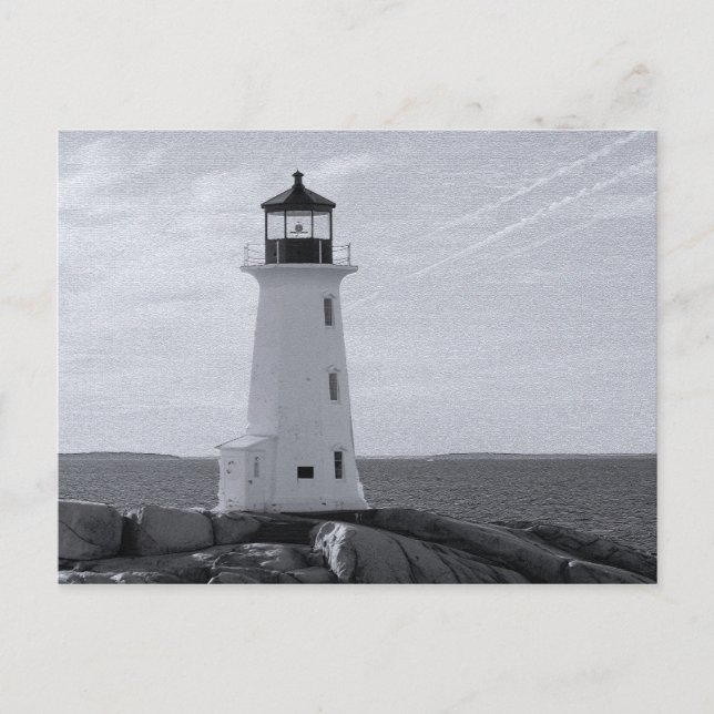 Peggy's Cove Lighthouse Postcard (Front)