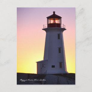 Peggy's Cove  Lighthouse Route Nova Scotia Postcard