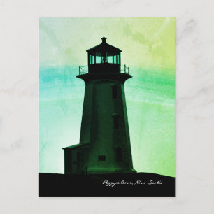 Peggy's Cove  Lighthouse Route Nova Scotia Postcard