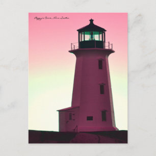 Peggy's Cove  Lighthouse Route Nova Scotia Postcard