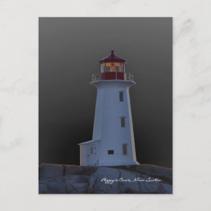 Peggy's Cove  Lighthouse Route Nova Scotia Postcard