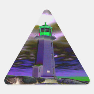 Peggy's Cove  Lighthouse Route Nova Scotia Sticker