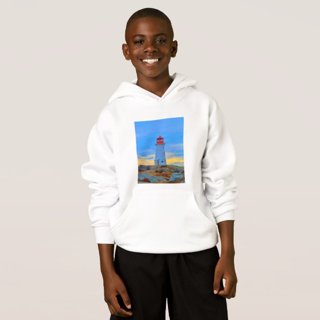 Peggy's cove lighthouse shirt lighthouse route (Front Full)
