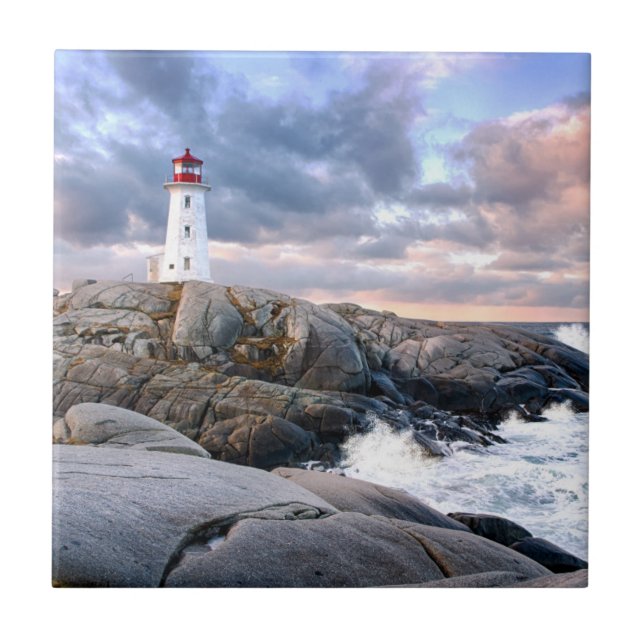 Peggy's Cove Lighthouse Tile (Front)