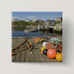 Peggy's Cove, Nova Scotia, Canada 2 Inch Square Button