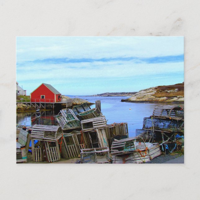 Peggy's Cove, Nova Scotia Postcard (Front)