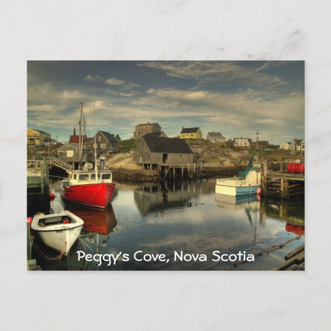 Peggy's Cove, Nova Scotia Postcard (Front)