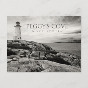 peggy's cove, nova scotia postcard
