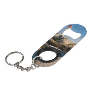 Peggys Point Lighthouse Atlantic Canada Keychain Bottle Opener