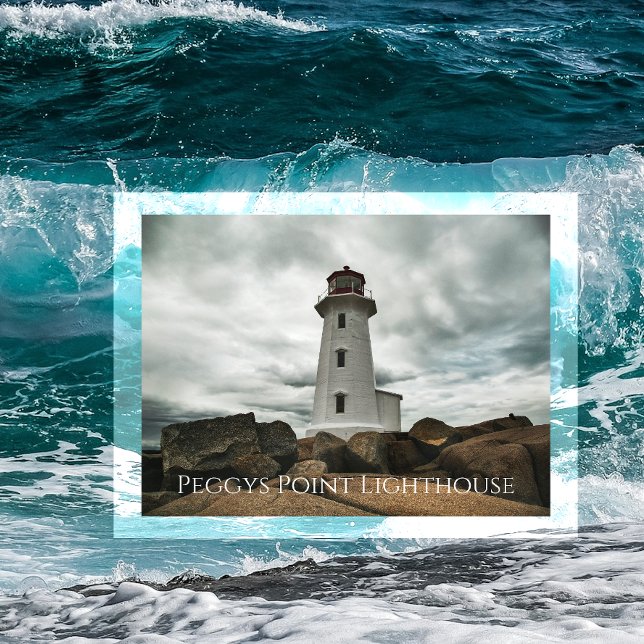 Peggys Point Lighthouse, Nova Scotia, Canada Postcard (Creator Uploaded)