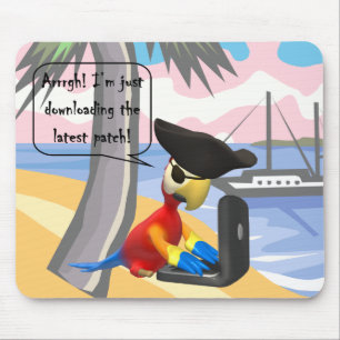 Pegleg Parrot Mousepad