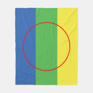 Peguis First Nation Canada flag ethnic symbol nati Fleece Blanket
