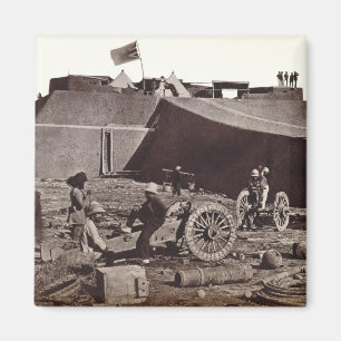 Pehlang Fort, 1860 (albumen silver print) Magnet
