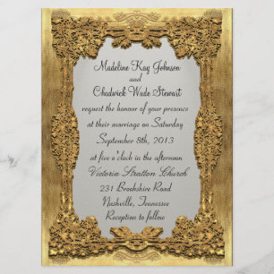 Peiffer Formal 6,5 x 8,75 Monogrammes Invitation