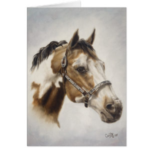 Peignez la carte de cheval