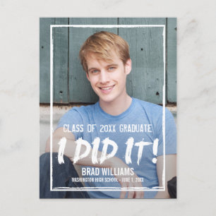 Peindre La Ville Faire-part de graduation