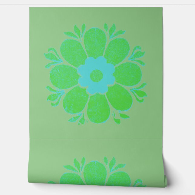 PEINT CONCEPTION DE STYLE DE FLEURS DE PAPIER (Déroulement)