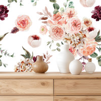 Elégant papier peel et bâton floral