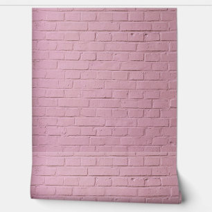 PEINT PAPIER EN BRIQUES ROSES