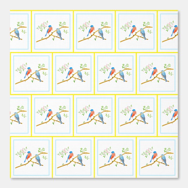 Peint Papier peel et bâton bleu (Recto)